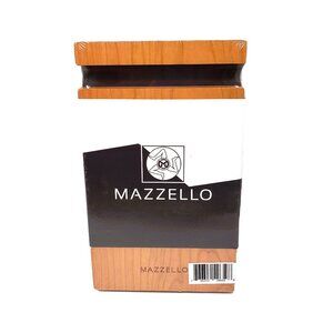 New Mazzello Oak Wood Phone Holder Charging Station 5 Device Slots Organizer